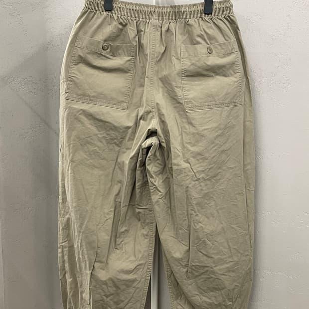 Nike 나이키 베이지색 와이드 핏 밴딩 팬츠 L 9