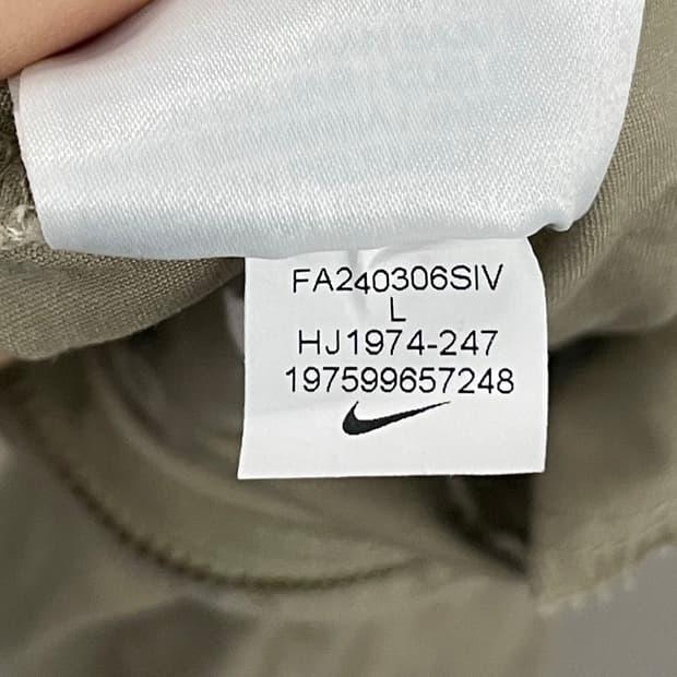 Nike 나이키 베이지색 와이드 핏 밴딩 팬츠 L 8