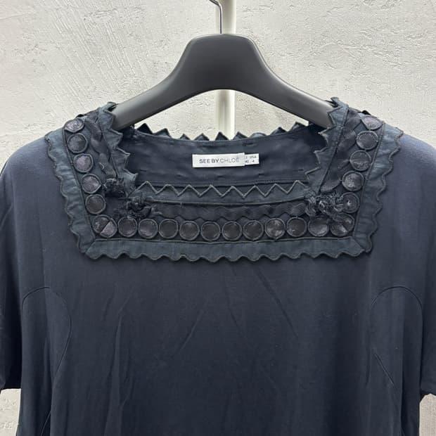 See By Chloe 원피스 네이비 (USA 4) 4