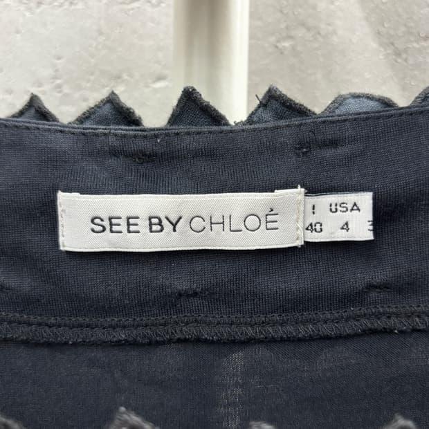 See By Chloe 원피스 네이비 (USA 4) 5