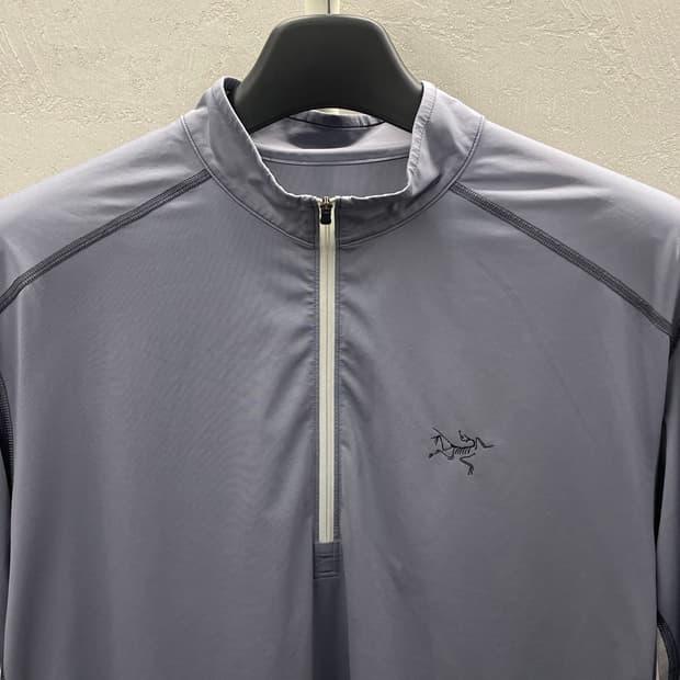 Arcteryx 아크테릭스 블루 하프집업 슬리브스 XL 4