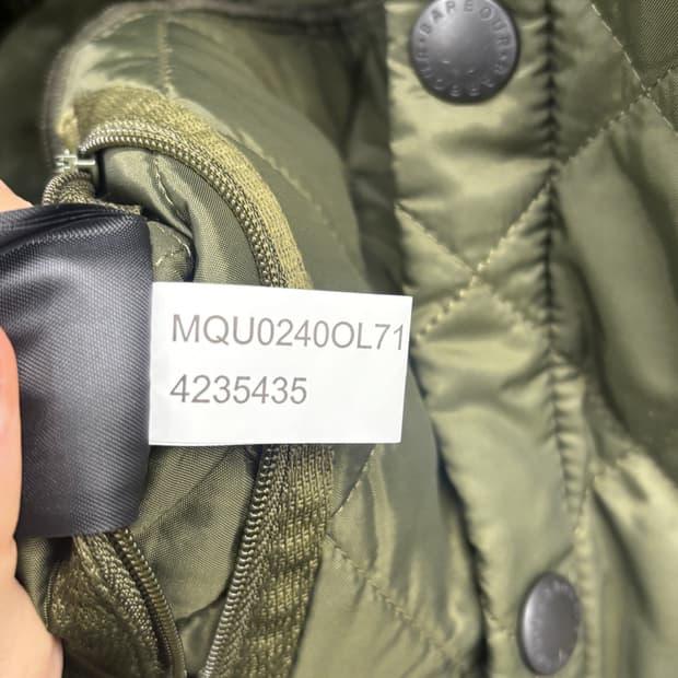 BARBOUR 바버 헤리티지 퀄팅 자켓 M 8