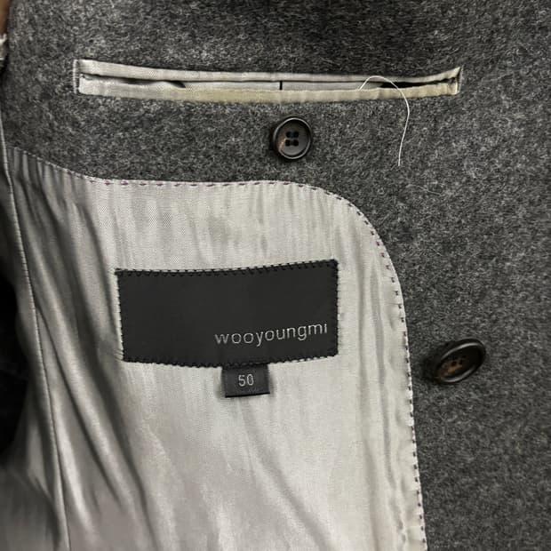 WOOYOUNGMI 우영미 롱코트 그레이 50 5
