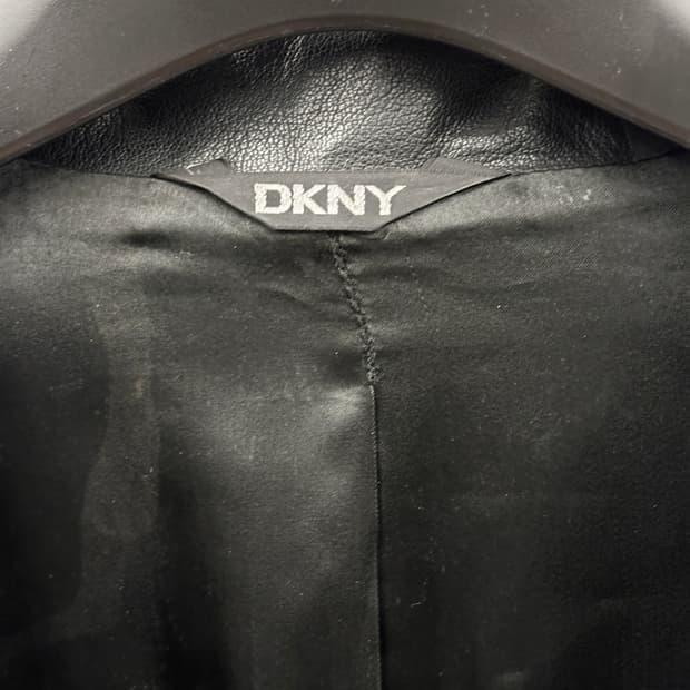 DKNY 빈티지 리얼레더 블레이저 가죽자켓 5
