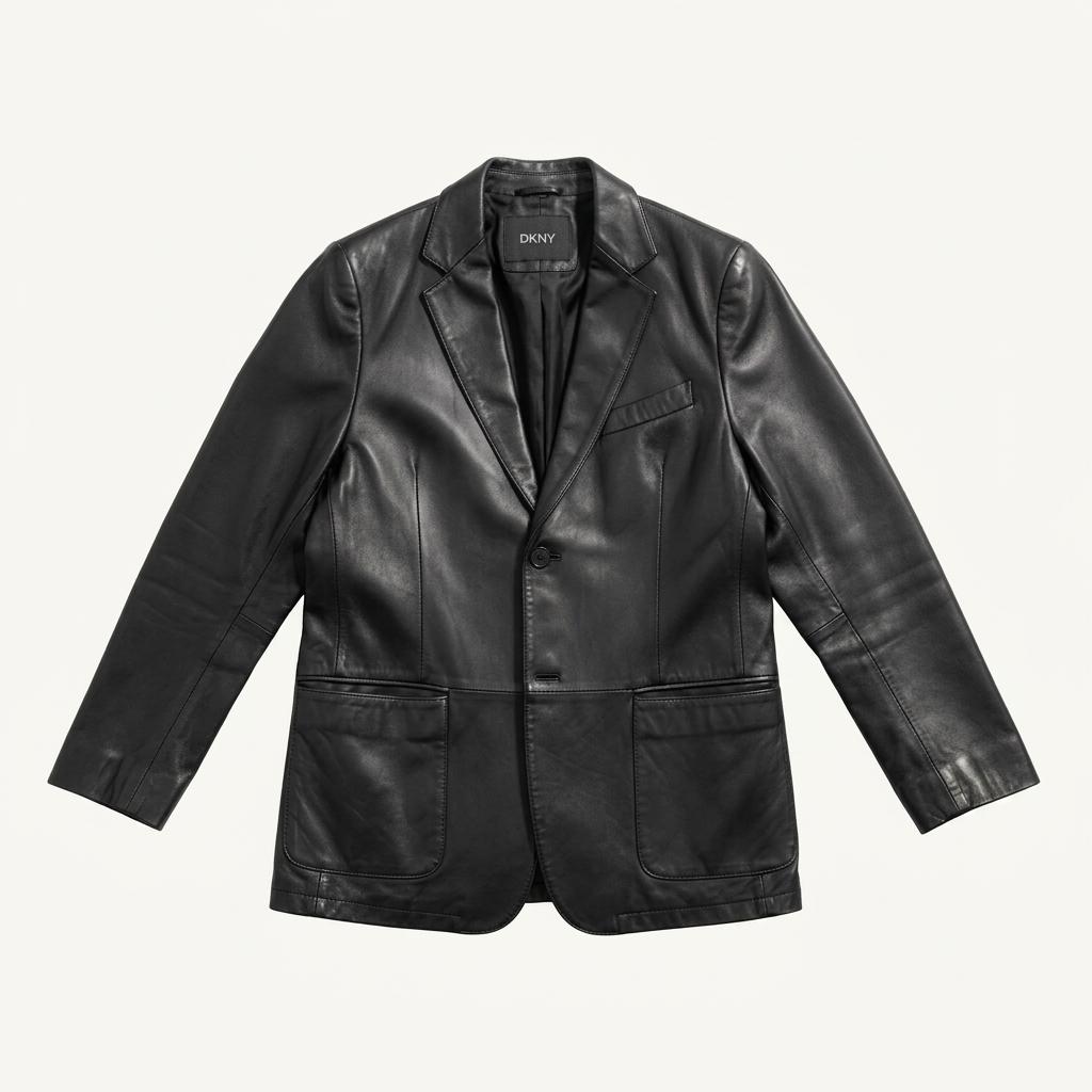 DKNY 빈티지 리얼레더 블레이저 가죽자켓 1