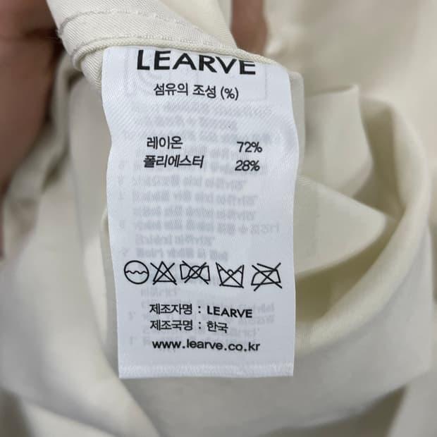 르아브 셔츠 화이트 S 6
