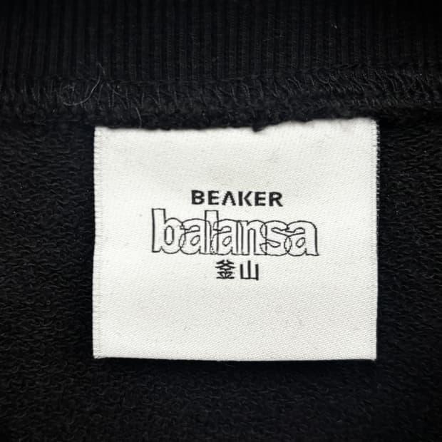 Balansa x BEAKER 맨투맨 블랙 M 5