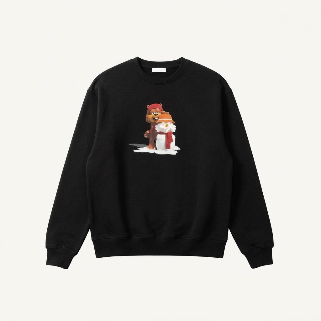 Balansa x BEAKER 맨투맨 블랙 M 1