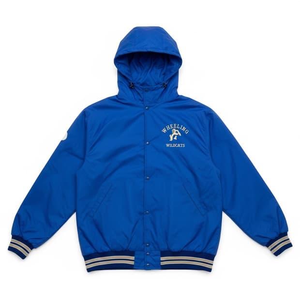 90s USA 나일론 바시티 자켓 블루 XL 2