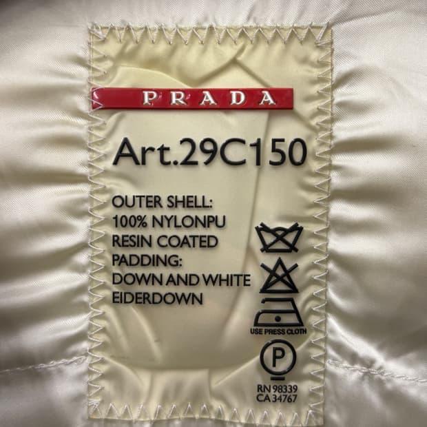 Prada 프라다 삼각로고 롱패딩 S 6