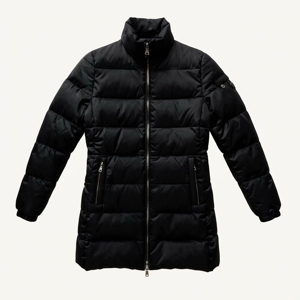 Prada 프라다 삼각로고 롱패딩 S 1