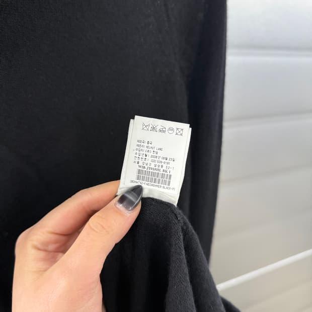 HELMUT LANG 헬무트랭 목폴라 니트 블랙 S 7