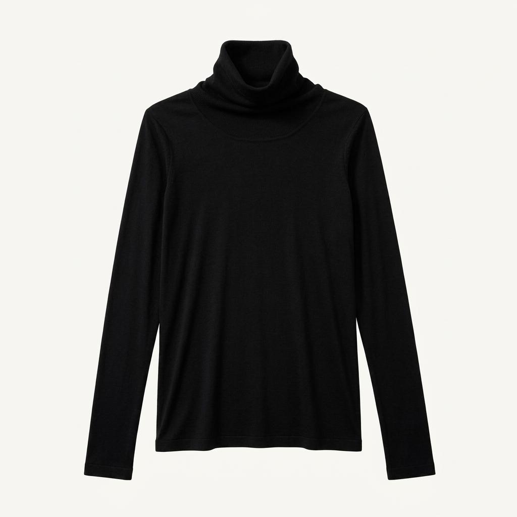 HELMUT LANG 헬무트랭 목폴라 니트 블랙 S 1