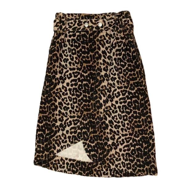 Ganni leopard skirt 36 2