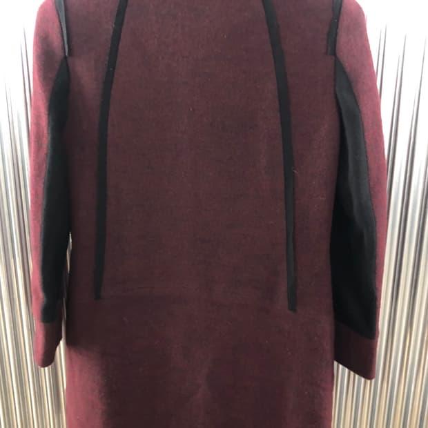 LEBEIGE 버건디 모직 코트 55 3