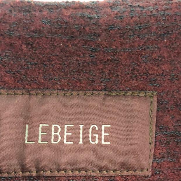 LEBEIGE 버건디 모직 코트 55 4