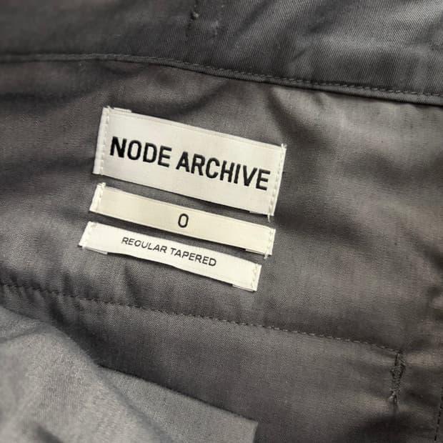 Node Archive regular tapered pants 0 8