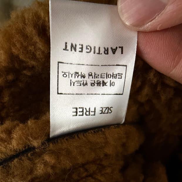 Lartigent 라티젠 shearling jacket F 8