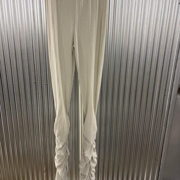 Sculptor knit shirring leggings M 3
