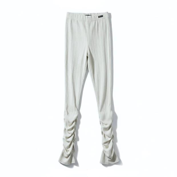 Sculptor knit shirring leggings M 2