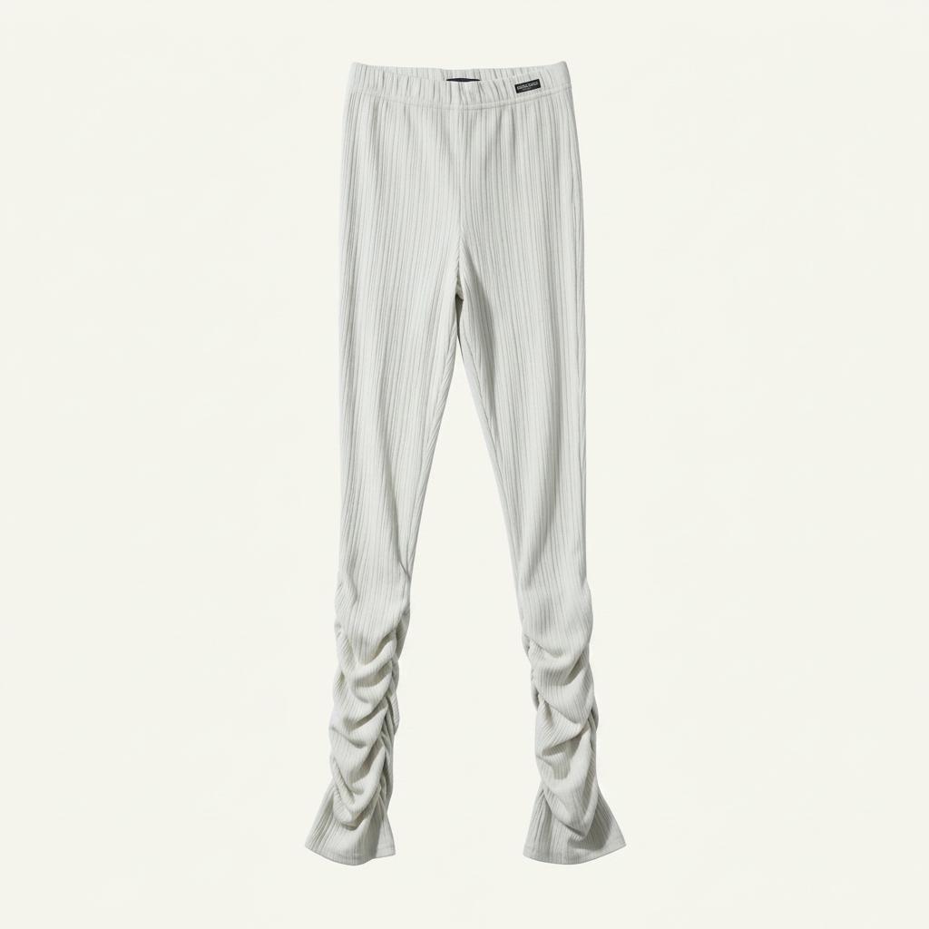 Sculptor knit shirring leggings M 1