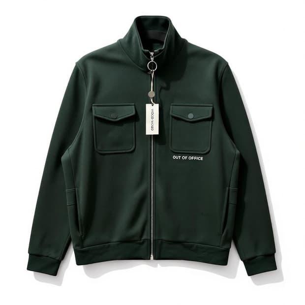 WOODWOOD 우드우드 그린 집업 자켓 XL 2