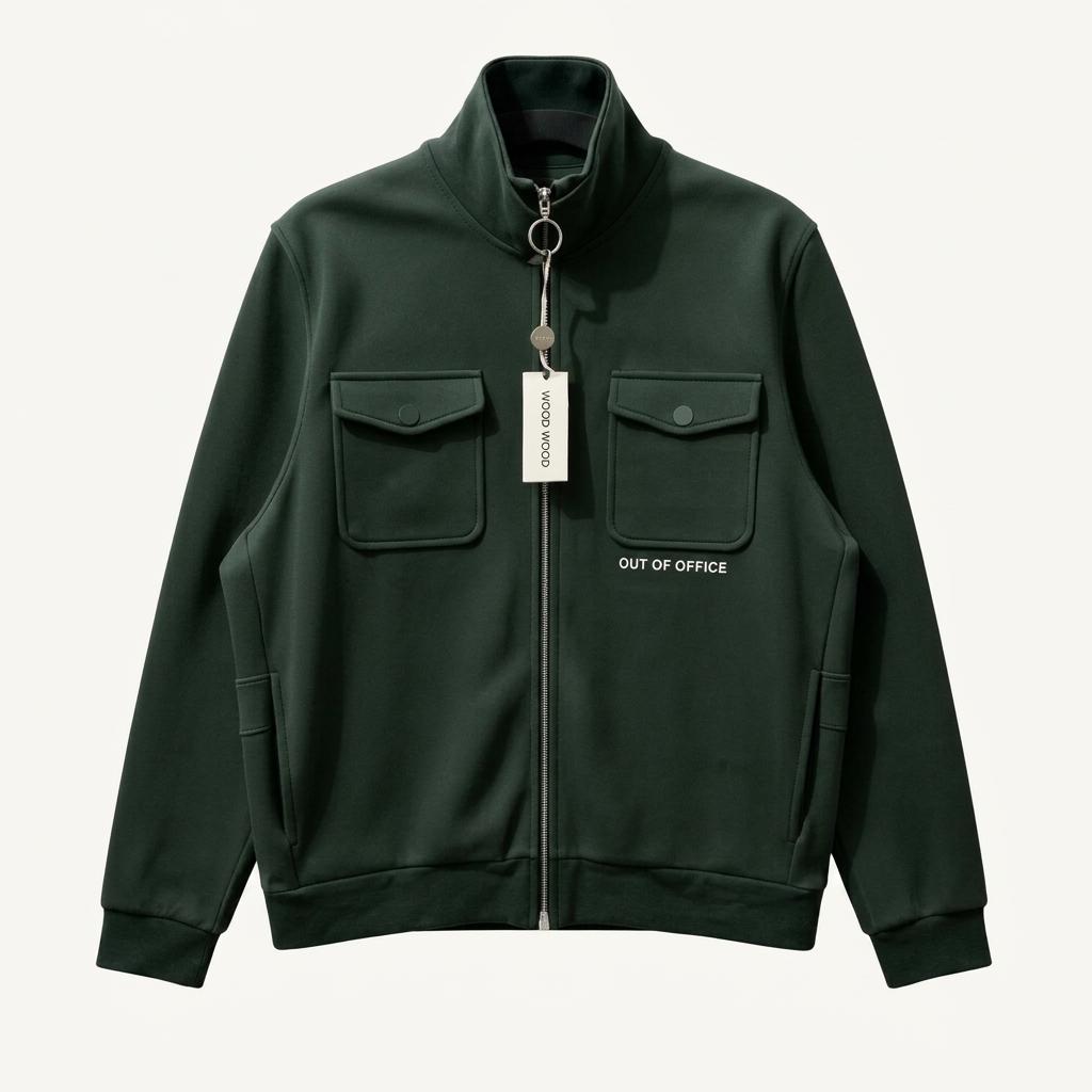 WOODWOOD 우드우드 그린 집업 자켓 XL 1