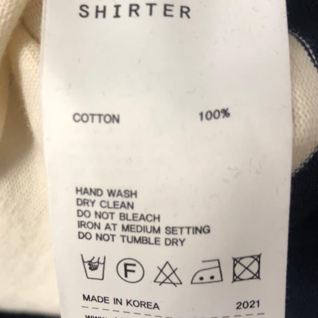 SHIRTER 스트라이프 럭비 티셔츠 M 4