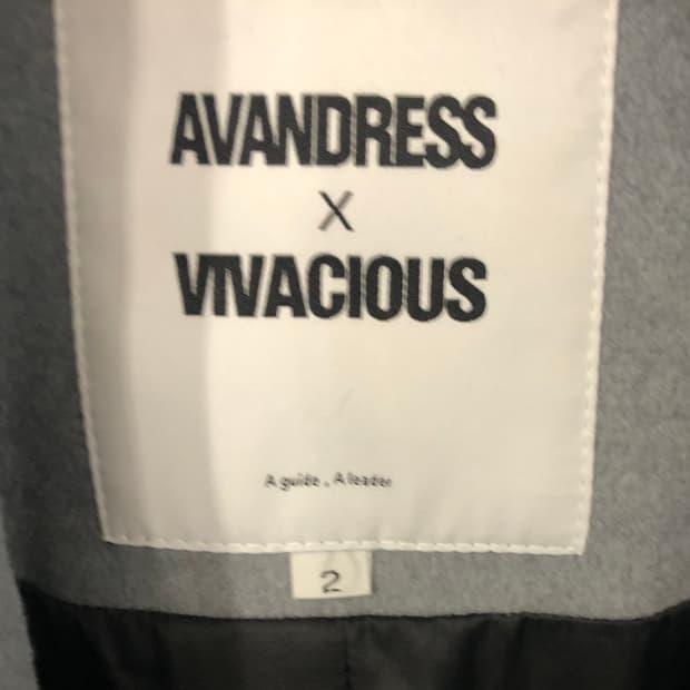 AVANDRESS 더블 코트 그레이 4