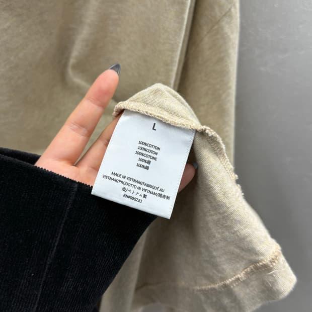 ESSENTIALS 에센셜 피어 오브 갓 베이지 롱슬리브 L 6