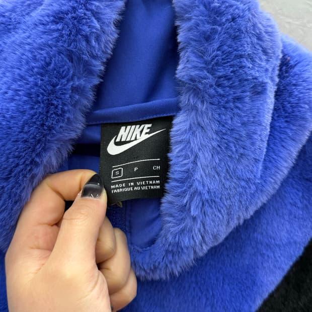 NIKE 나이키 우먼 스우시 퍼 자켓 후리스 S 5