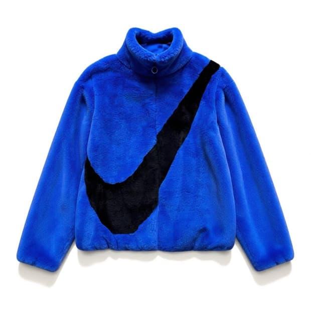 NIKE 나이키 우먼 스우시 퍼 자켓 후리스 S 2