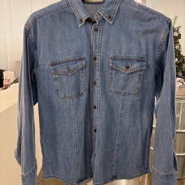 Dunst boyfriend fit denim shirt S 3