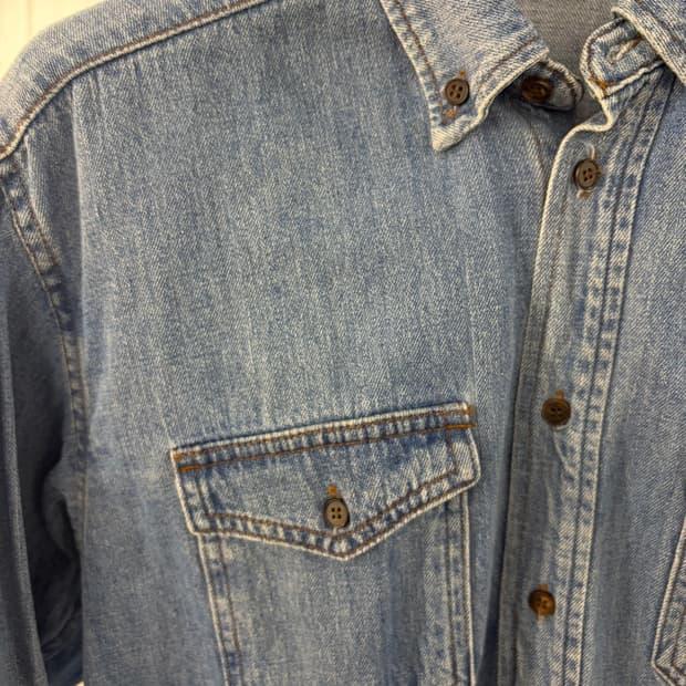 Dunst boyfriend fit denim shirt S 4