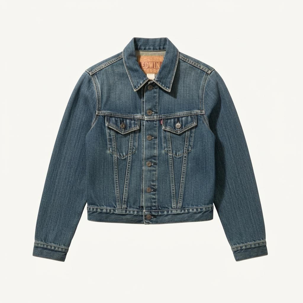 Edwin 90's vintage denim trucker jacket 1