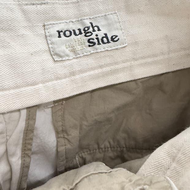 Rough Side two-tuck wide pants 1 7