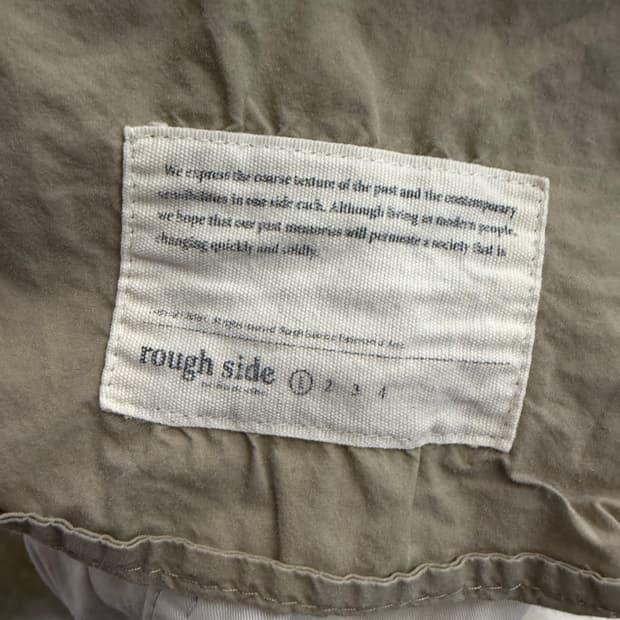 Rough Side two-tuck wide pants 1 8