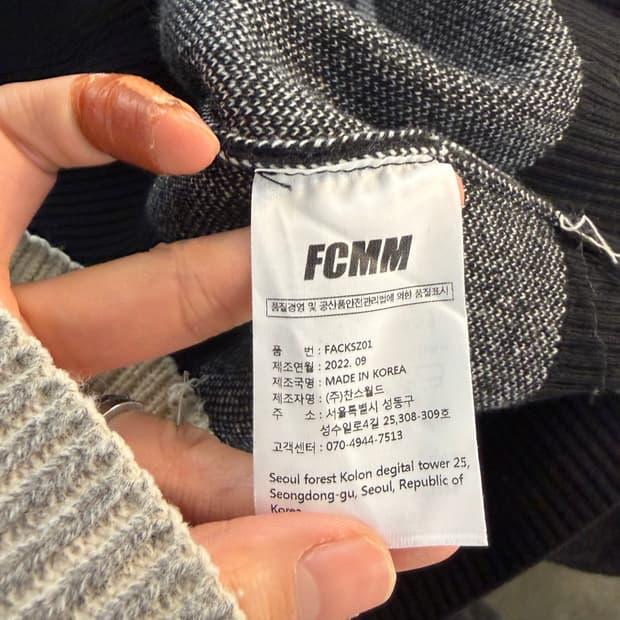 MAINBOOTH X FCMM knit black M 7