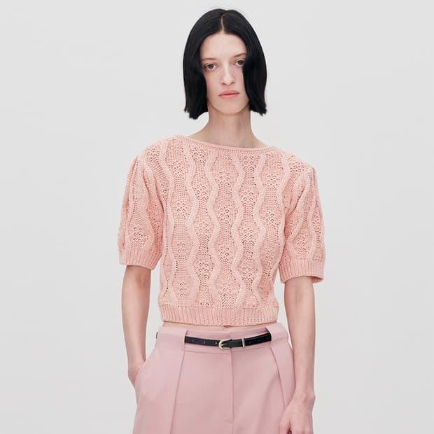 RE RHEE cable knit S/M 3