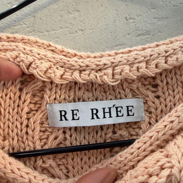 RE RHEE cable knit S/M 7