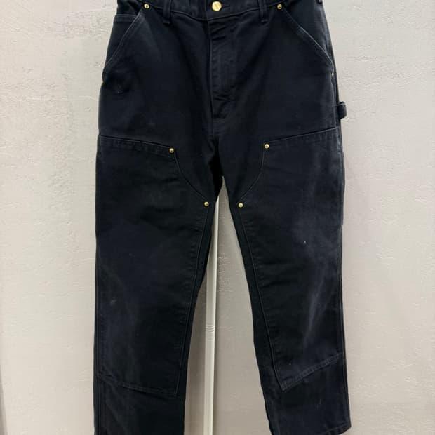 Carhartt 칼하트 불랙 더블니 카펜터 팬츠 32 3