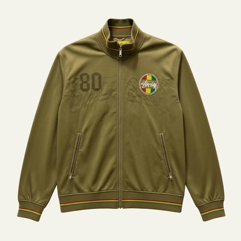 STUSSY 시투시 00s 트랙 자켓 져지 M 1