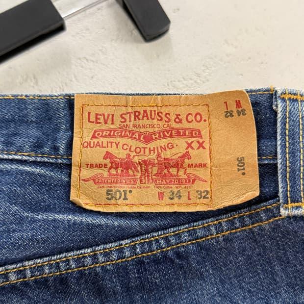 LEVIS 리바이스 501 데님 팬츠 34 사이즈 청바지 7