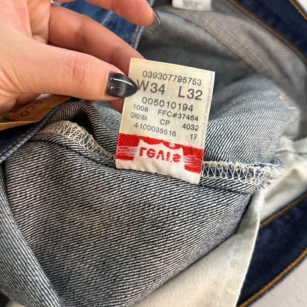 LEVIS 리바이스 501 데님 팬츠 34 사이즈 청바지 10