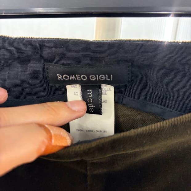 Romeo Gigli Velvet pants 40 5