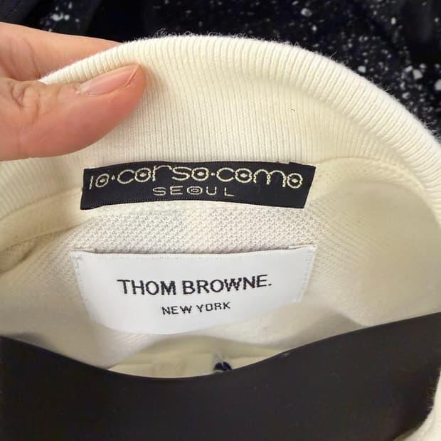 Thom Browne long-sleeve polo shirt  0 7