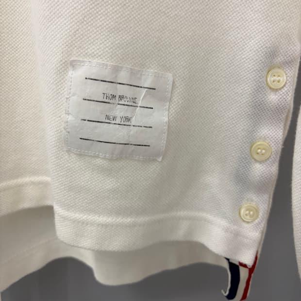 Thom Browne long-sleeve polo shirt  0 4