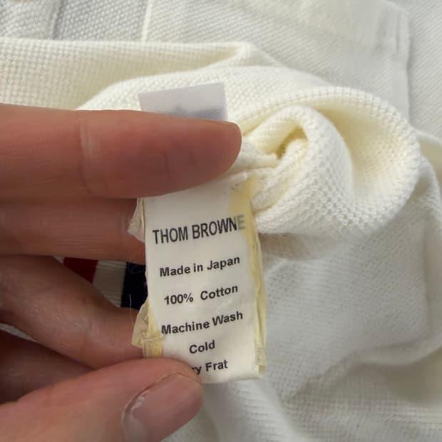 Thom Browne long-sleeve polo shirt  0 9