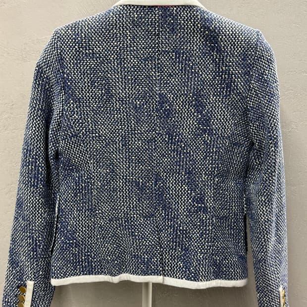 Juicy Couture 쥬시꾸뛰르 블루 트위드 블레이저 자켓 8