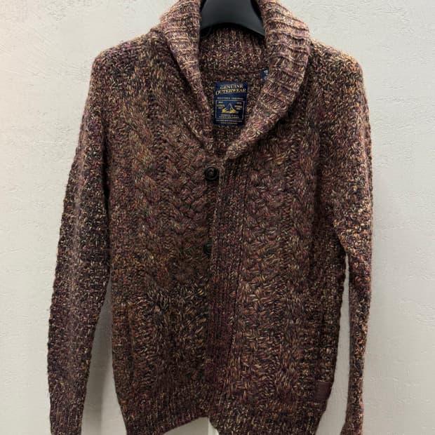 GENUINE OUTERWEAR 스카치앤소다 숄카라 집업 가디건 M 3